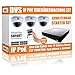 Produktbild IP HD Videoüberwachung Set mit 3 IP Dome Kameras und NVR inkl. Software - ohne Festplatte