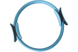 Perfeclan Cerchio Pilates, Anello da Pilates, Anello Flessibile Resistente con Maniglie Imbottite, Fitness Attrezzi Casa, Allenamenti Yoga, Fitness Ring per Esercizi Interni della Cosce e Gambe, Casa
