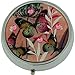 The Olivia Collection Silver Plated Pink Butterfly Cascade Compact Pill Box SC675