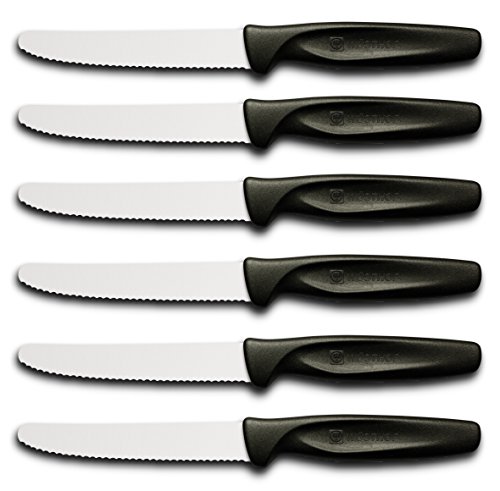 Wüsthof 9355 Universalmesser Set, 6-teilig, schwarz