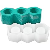 cnk craft shop Mum Silikon Kalıbı Epoksi Re&ccedil;ine Kalıbı, Beyaz, 8x4x2 cm