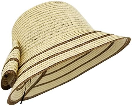 YUUVE Womens Floppy Summer Sun Beach Straw Hats Accessories Wide Brim Foldable