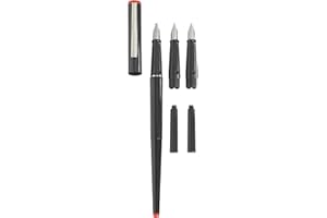 ‎HERLITZ Herlitz 5-teiliges Füllhalter Calligraphie-Set, schwarz
