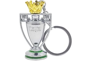 PUCHEN Football Trophy Key Chain Silver Football Trophy Key Ring Golden Globe Trophy Pendant Fan Souvenir Memorabilia Gift,C