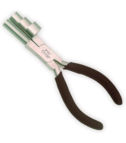 Pince à Bélière 6 En 1 Pour Bijoux - 6 Tailles De Bouche (3 à 10 Mm), Acier Carbone, Longueur 155 Mm