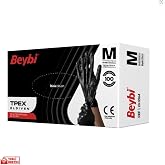 Beybi TPEX &Ccedil;ok Ama&ccedil;lı Eldiven - Siyah - 100'l&uuml;k Kutu