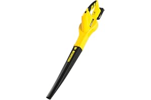 KUKUMAX Soffiatore di foglie Senza Fili, Batteria agli Ioni di Litio da 20 V，2Ah, Potenza Soffio 200 km/h, Batteria e caricabatteria inclusi