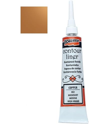 Zita's Creative Colore Acrilico Metallizzato, 50 ml, Bronzo
