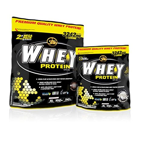 Preisvergleich Produktbild Whey Protein WPC-80 All Stars (500g Beutel - Schoko)