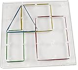Geo-Brett, 15 x 15 cm, Kunststoff, transparent: für die Klassen 1 bis 5 by 