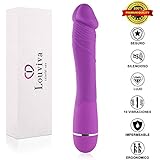 Vibrador, Louviva Sexual Mujer Consoladores Penes Realisticos Grandes, Tallas 23cmx4.5cmx15cm, Introducibles ( Color Lila )