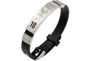 LAJUP 1 Piezas De Regalo Para Niños, Número 10 Fútbol Baloncesto Pulsera Para Niños,Regalos De Cumpleaños De Navidad Para Hijos,Nietos Hermanos,Regalo Para Niños 8-15 Años Boy Pulsera