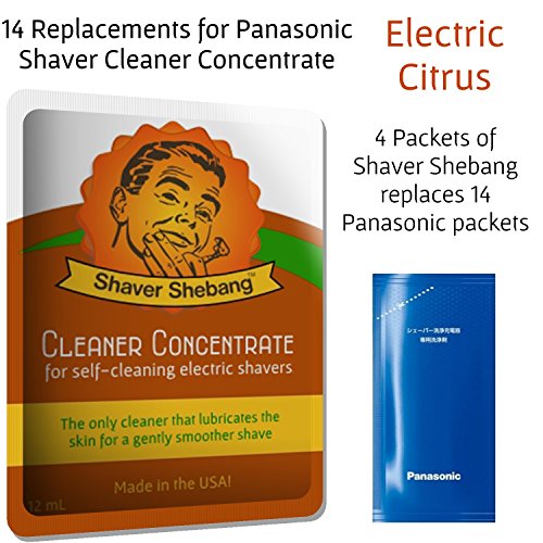 14 Panasonic ES-4L03 and WES-4L03 Detergent Replacements - Electric Citrus - For ES-LV72, ES-LV82, ES-LV92, ES-LV74, ES-LV84, ES-LV94