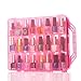MAKARTT Universal Adjustable Nail Polish Holder Organizer 48 Bottles Pink