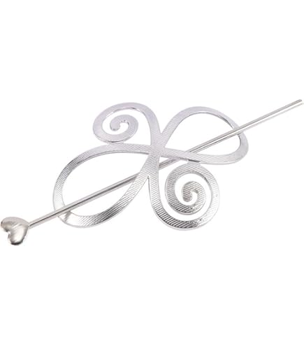 KKJOY Vintage Metalen Haarspeldjes Viking Haar Clip Handgemaakte Hoofdstukken Keltische Haar Sieraden Accessoires Gift voor Vrouwen Meisjes