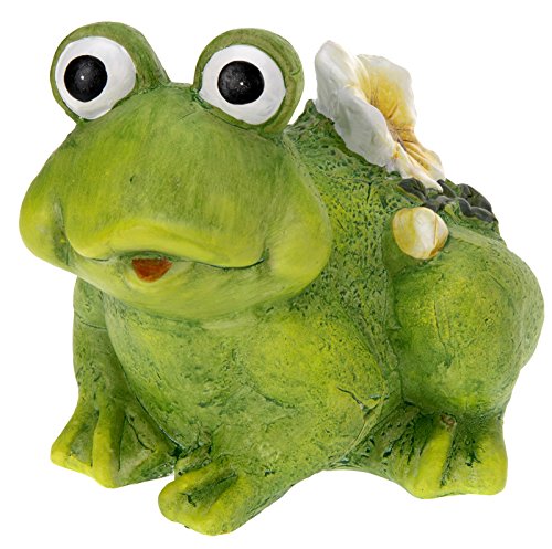 Dekofigur "Gartentiere" Keramik ca 21x15cm (Frosch)