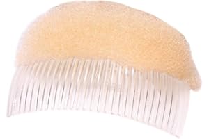 JIHUOO 2 Stück Schwamm Haar Former Kamm Haare Erhöhen Haarpflege Haar Styling Zubehör Hochsteckfrisur Beige