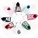 Femizee Newborn Baby Boy Girl Soft Crib Shoes Sneaker Red 0-6 Months