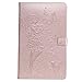 Produktbild Kakiyi Ersatz für Samsung Galaxy T590 T595 Emboss Katze Mädchen Stehen Karten-Slot-Abdeckung Anti-Klopf-Magnet Flip PU-Leder-Kasten Stoß-