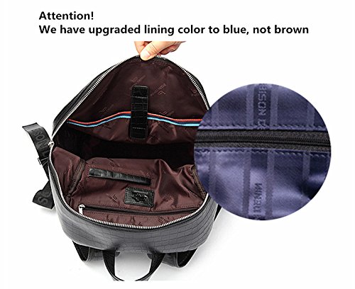 BISON DENIM 14 Zoll Laptop Rucksack Backpack Lederrucksack Schulrucksack f  r Arbeit Campus Studenten Outdoor Reisen Wandern mit Gro  er Kapazit  t  B