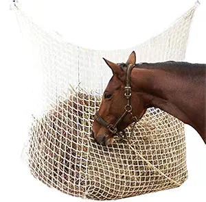 NRTFE Hay Net Slow Feed Bag for Horse Feeder Full Day Feeding Grazing Extra Large (63