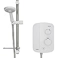 Triton AS2000SR Silent Running Thermostatic Power Shower White & Chrome Novel SR