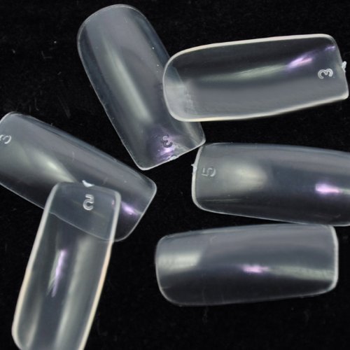 500pcs Clear False Fake Nail Art Tips (Full)
