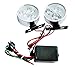 Auto Pearl - Premium Quality Car 1 Pair 3 LED warning lamp strobe flash Offroad fog light (White) RS.385.00