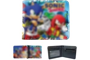 Tomicy Wallet for Boys GirlsWallet Purse Kids Teen Anime Cartoon Character PU Leather Bifold Wallet Fashion Wallet Purse Credit Card Coin Purses for Child Gift