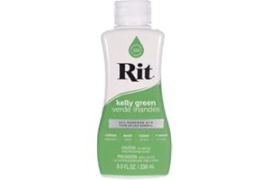 Craft County Rit Teinture Liquide "Large sélection de couleurs" 8 Oz. (Kelly Green)