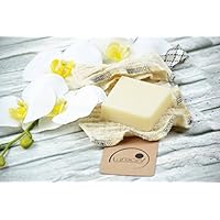 Seifensäckchen aus Bio-Baumwolle, mit Klappverschluss, Säckchen für Seife, Aufbewahrung, waschbar, wiederverwendbar, umweltfreundlich, nachhaltig, ökologisch, Eltern, Kind, Baby