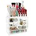 Makeup Organizer, Acelectronic Large Capacity Cosmetic Organizer Transparent Acrylic Cosmetic Storage Insert Holder Jewelry Display Boxes - 6 Drawers - High Quality