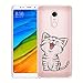 Produktbild Hülle für Xiaomi Redmi 5 Plus , IJIA Transparente Nette Katze TPU Weich Silikon Stoßkasten Cover Handyhülle Schutzhülle Handyhüllen Schale Case Tasche für Xiaomi Redmi 5 Plus (5.99") (WM104)