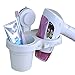 Produktbild Fön Halter Wandhalterung mit kraftvoller Saugnapf drehbar Lock Saugnapf Hair Blow Trockner Organizer Rack Storage Badezimmer Zubehör Washroom Organizer Set – ohne Bohren