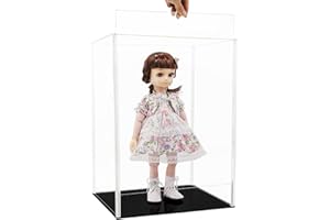 Tingacraft Acrílico Vitrina Cristal (37 x 30 x 51 cm) para Figura 50cm 1/4, Caja Metacrilato Expositor para Colecciones