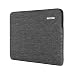 Produktbild Incase Slim Sleeve Schutzhülle für Apple MacBook 12" - schwarz meliert [Ecoya Nylon I 3mm dickes Kunstfell-Interieur I Hochwertiger Reißverschluss] - CL60675