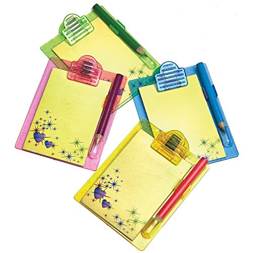 Preisvergleich Produktbild amscan 9902057 Mini-Klemmbretter und Bleistifte