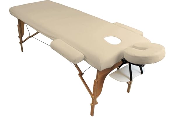 Vivezen - Kit Complet de Housses pour Table de Massage - Éponge- Plusieurs Coloris