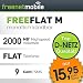 Produktbild freenetmobile freeFLAT M im D-Netz monatlich kündbar (4 GB Internet-Flat max. 21 MBit/s, Telefon- und SMS-Flat in alle dt. Netze, EU-Roaming, 13,99 EUR/Monat, 25 EUR Rufnummernmitnahme-Bonus)