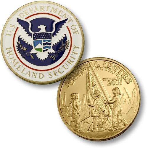 Preisvergleich Produktbild Northwest Territorial Mint Homeland Sicherheit, America vereint merlingold Emaille
