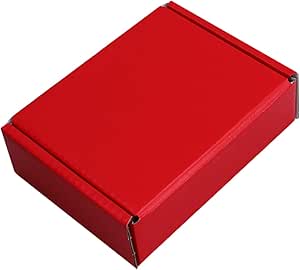 MEG4TEC Pack Of 20 Black Shipping Boxes 17.5cm X 14cm X 6cm, 7" X 5.5