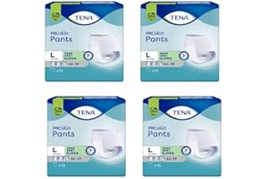 Tena Pants Super Large 12 Pants, Pack of 4