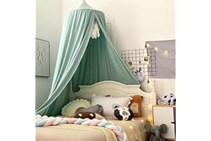 UPXIANG Baldachin Kinderzimmer Baby Baldachin Betthimmel Mädchen & Junge Hängende Moskiton für Schlafzimmer Spielzimmer Dekor Waschmaschinenfest Höhe 250cm