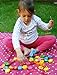 Toys of Wood Oxford Jumbo Wooden Threading Beads Alphabet Blocks and Number Blocks 46 pieces in a bag