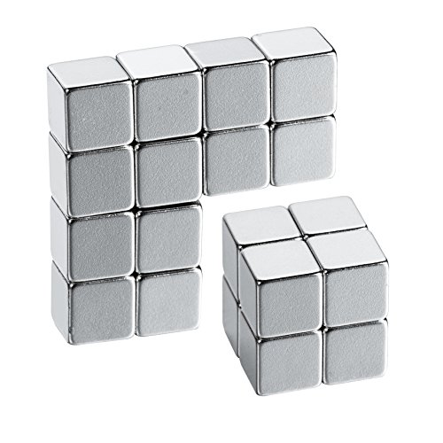Magnete für Glasmagnettafel | 20 Stück starke Neodym Magnete | 8 mm Würfelmagnete von MOUNTRAX | Vorratsbox für Glasmagnetwand, Glas-Magnetboards, Magnettafel, Whiteboard, Tafel, Pinnwand, Kühlschrank, und vieles mehr - 6