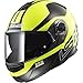 Produktbild LS2 Motorradhelm STROBE ZONE HI VIS, Schwarz/Gelb, Größe L
