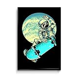 Defunk Skateboard on Moon Matte Poster,12x18 inches Matte Print [HD Bright Art Print,Medium Size,Rolled Poster] RS.175 (71.00% Off) - Amazon