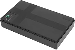 UPS Battery Backup 20000mAh Compact Lightweight Stable Ointerrupt Strömförsörjning för Routersäkerhetskamera MP4 Överladdning