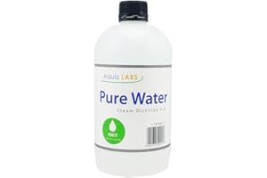 AQUIS LABS Distilled Water - 1107ml - Ultra Pure Water