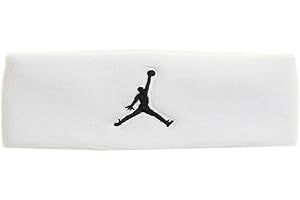 AIR JORDAN Nike Jumpman Men's Headband One Size Multicoloured, mens, J.KN.00.101.OS, Multicoloured (white/black), standard size